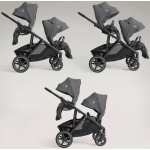 Joie versiti™ 多功能雙層嬰兒手推車 (灰藍色)